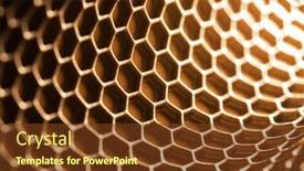  Presentation with hexagon - PPT layouts enhanced with abstract hexagon background hexagons industrial background golden bee honeycombs background and a tawny brown colored foreground