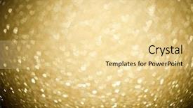  Presentation with lights - Presentation theme with abstract holidays lights on background background and a blonde colored foreground