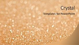  Presentation with holidays - PPT theme featuring abstract holidays lights on background background and a coral colored foreground