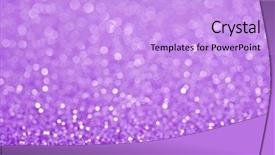  Presentation with abstract light - Presentation theme consisting of abstract holidays lights on background background and a light blue colored foreground