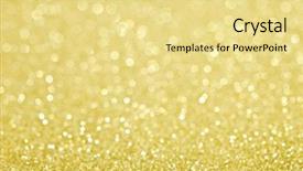  Presentation with lights - PPT theme with abstract holidays lights on background background and a blonde colored foreground