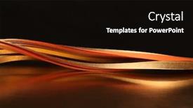  Presentation with abstract gold - Theme having abstract-horizontal-backgound-gold-bronze background and a black colored foreground