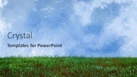  Presentation with abstract blue texture - PPT layouts with abstract-illustration-of-distressed-overlay background and a light blue colored foreground