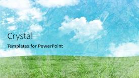  Presentation with abstract blue texture - Slide deck enhanced with abstract-illustration-of-distressed-overlay background and a arctic colored foreground