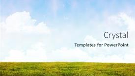  Presentation with abstract blue texture - Amazing PPT theme having abstract-illustration-of-distressed-overlay backdrop and a sky blue colored foreground