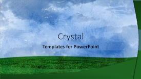  Presentation with abstract blue texture - Audience pleasing slides consisting of abstract-illustration-of-distressed-overlay backdrop and a light blue colored foreground