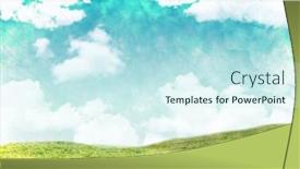  Presentation with abstract blue texture - Slide deck consisting of abstract-illustration-of-distressed-overlay background and a cool aqua colored foreground