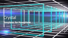  Presentation with abstract green - Amazing slide deck having abstract-illustration-of-green-neon backdrop and a teal colored foreground