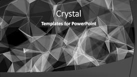  Presentation with plexus - Beautiful presentation theme featuring abstract-illustration-of-grey-plexus backdrop and a dark gray colored foreground