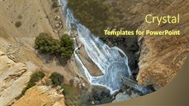  Presentation with powerful - Presentation theme enhanced with abstract-image-of-a-real background and a tawny brown colored foreground