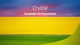  Presentation with minimalistic - Cool new slides with abstract-image-of-a-spring backdrop and a ocean colored foreground