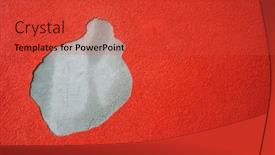  Presentation with wall paint - Slide set having abstract-image-of-a-wall background and a red colored foreground
