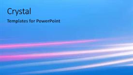  Presentation with motion graphics art abstract - Audience pleasing presentation theme consisting of abstract image of car lights backdrop and a light blue colored foreground