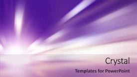  Presentation with speed - Audience pleasing presentation theme consisting of abstract image of speed motion backdrop and a coral colored foreground