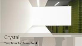  Presentation with public - Slide deck with abstract-interior-of-public-toilets background and a light gray colored foreground