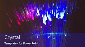  Presentation with optic - PPT layouts consisting of abstract-internet-technology-fiber-optic background and a navy blue colored foreground