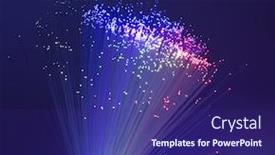  Presentation with optic - Slides having abstract internet technology fiber optic background and a navy blue colored foreground