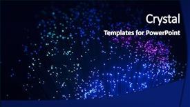  Presentation with optic - Colorful presentation enhanced with abstract internet technology fiber optic backdrop and a black colored foreground