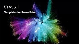  Presentation with optic - Theme consisting of abstract-internet-technology-fiber-optic background and a black colored foreground