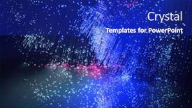  Presentation with optic - Colorful slide deck enhanced with abstract internet technology fiber optic background backdrop and a royal blue colored foreground