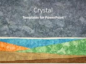 Abstract Landscape Created With Amate PPT template 96 | CrystalGraphics