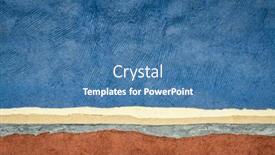  Presentation with mexico - Presentation theme consisting of abstract-landscape-in-blue background and a teal colored foreground