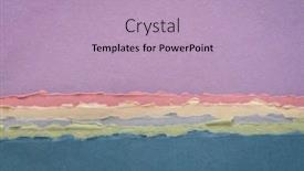  Presentation with pastel pink - PPT theme featuring abstract-landscape-in-blue background and a light blue colored foreground