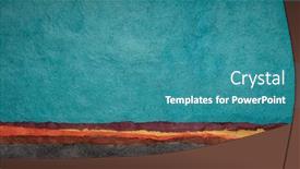  Presentation with mexico - Slide set enhanced with abstract-landscape-in-blue background and a teal colored foreground