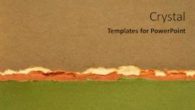  Presentation with orange abstract - Slide deck consisting of abstract-landscape-in-brown-orange background and a coral colored foreground