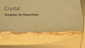  Presentation with abstract gold - Colorful PPT theme enhanced with abstract-landscape-in-brown backdrop and a coral colored foreground