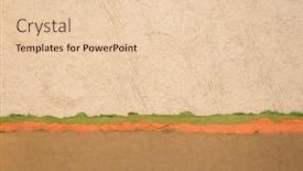  Presentation with pastel - Presentation consisting of abstract-landscape-in-earth-pastel background and a lemonade colored foreground