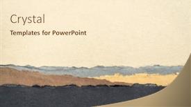  Presentation with pastel - PPT theme with abstract-landscape-in-earth-pastel background and a  colored foreground