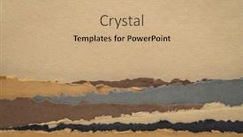  Presentation with pastel - Presentation with abstract-landscape-in-earth-pastel background and a coral colored foreground