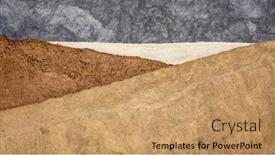  Presentation with mexico - Presentation consisting of abstract-landscape-in-earth-tones background and a coral colored foreground