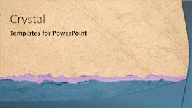  Presentation with blue abstract - Slide set featuring abstract-landscape-in-earth background and a lemonade colored foreground