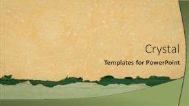  Presentation with yellow green - Cool new slide deck with abstract-landscape-in-green backdrop and a yellow colored foreground