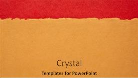  Presentation with cotton fabric - Presentation theme enhanced with abstract-landscape-in-orange background and a gold colored foreground