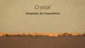  Presentation with pastel - Amazing presentation theme having abstract-landscape-in-pastel-earth backdrop and a coral colored foreground