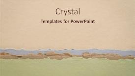  Presentation with pastel - Presentation design consisting of abstract-landscape-in-pastel-tones background and a lemonade colored foreground