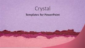  Presentation with pastel pink - PPT theme with abstract-landscape-in-pink background and a light blue colored foreground