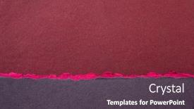  Presentation with colorful fabric - Audience pleasing PPT theme consisting of abstract-landscape-in-purple backdrop and a dark gray colored foreground