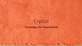  Presentation with orange abstract - PPT theme featuring abstract-landscape-in-red-orange background and a red colored foreground