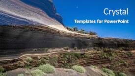  Presentation with lava - Theme having abstract-lava-formations-in-el background and a teal colored foreground