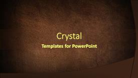  Presentation with leather - Cool new slides with abstract-leather-texture-may-used backdrop and a tawny brown colored foreground