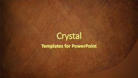  Presentation with leather - Cool new theme with abstract leather texture backdrop and a tawny brown colored foreground