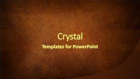  Presentation with leather - Audience pleasing presentation theme consisting of abstract leather texture backdrop and a tawny brown colored foreground