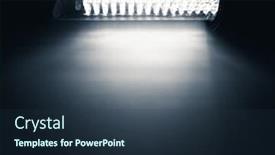  Presentation with led light - Beautiful presentation design featuring abstract led lantern light background with copy-space backdrop and a tawny brown colored foreground