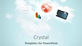  Presentation with abstract light - Amazing PPT theme having bracelet by polishing motor backdrop and a tawny brown colored foreground