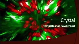  Presentation with abstract light - Colorful slides enhanced with new year shine four - abstract light blur 4 backdrop and a forest green colored foreground