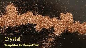  Presentation with abstract gold black - Presentation theme enhanced with abstract-light-gold-bronze-glitter background and a wine colored foreground